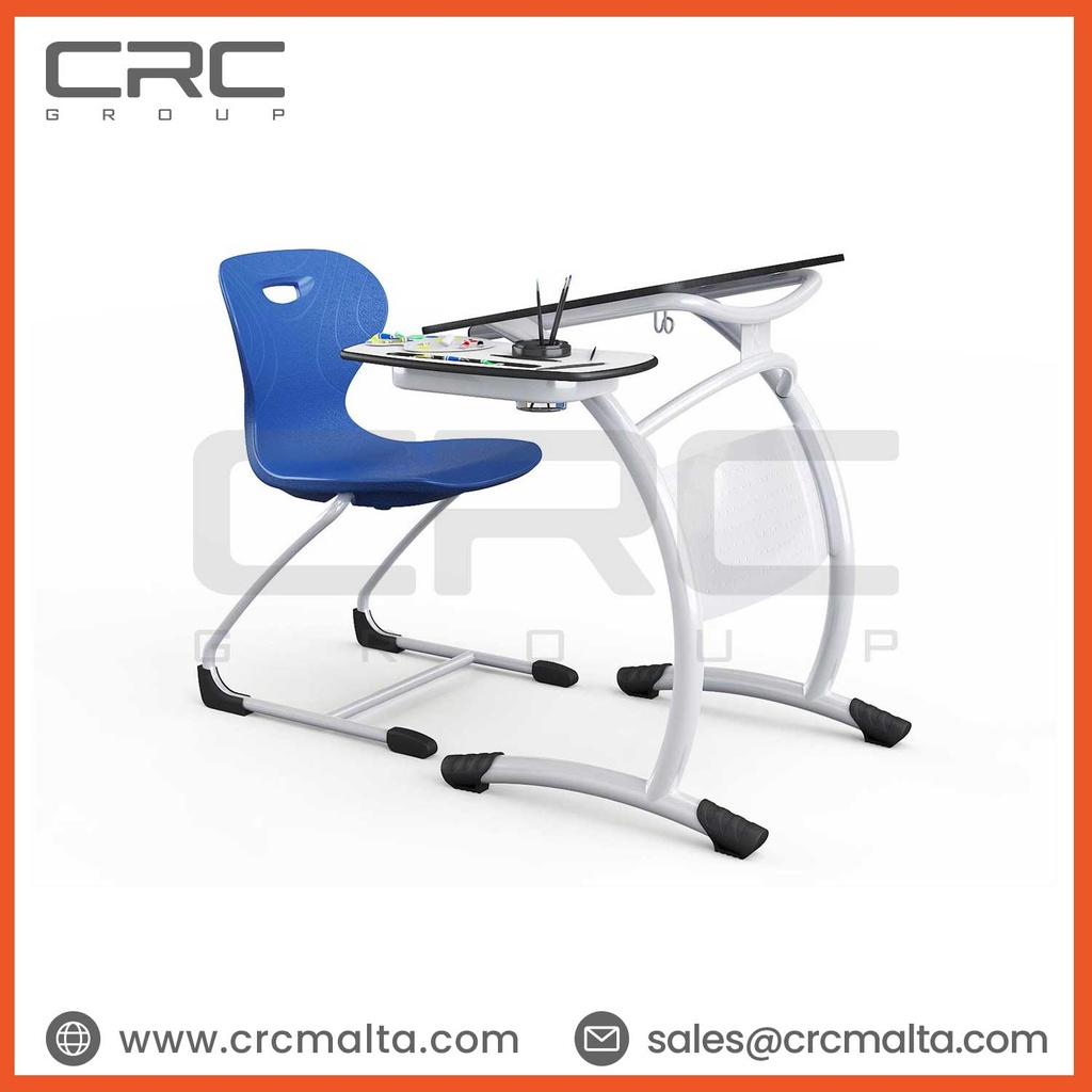 CRC Starline single compact desk top paint desk D01-11311