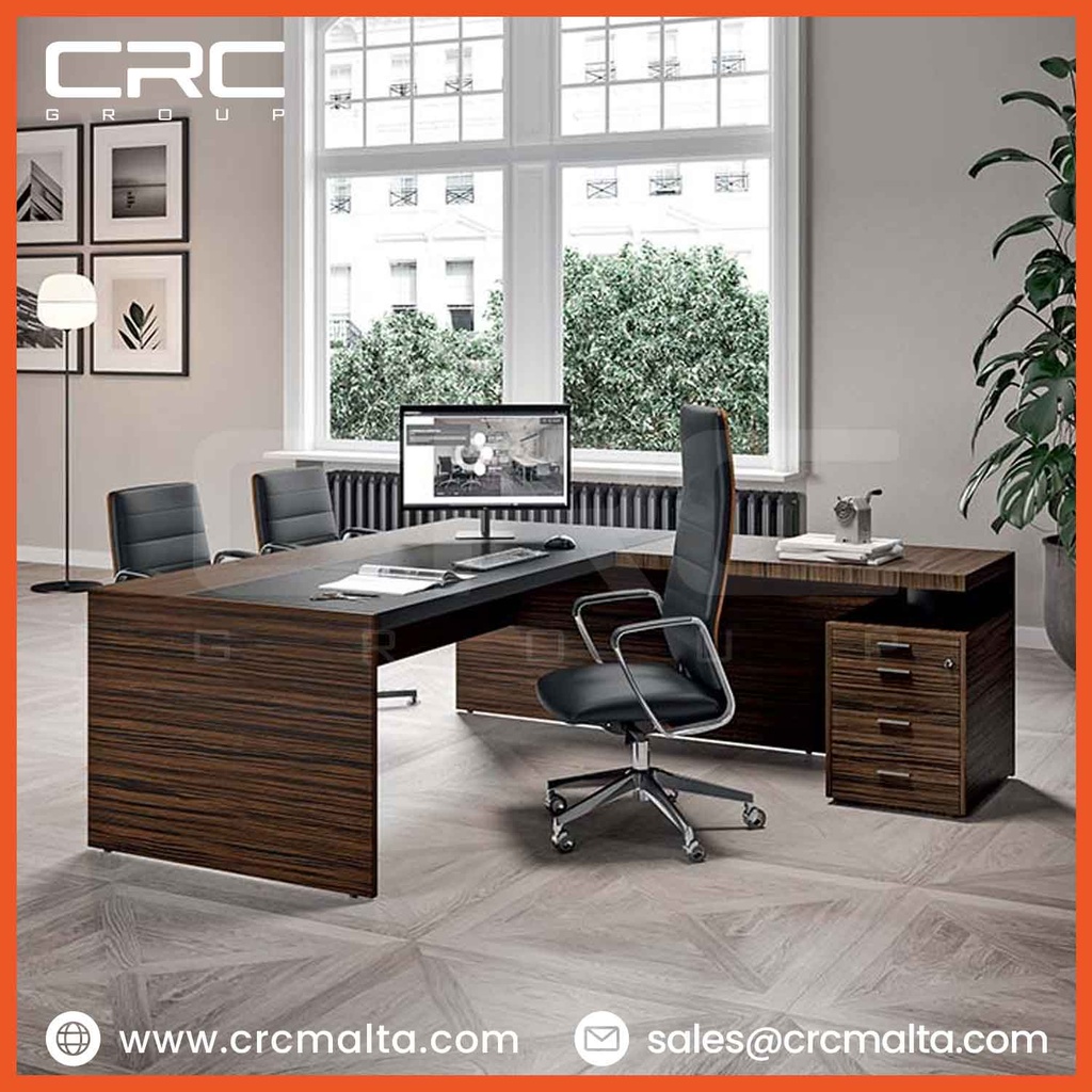 CRC Executive Office Desk Quad e-9